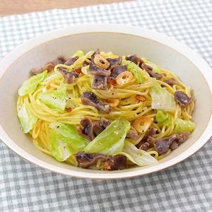 砂肝のペペロンチーノ