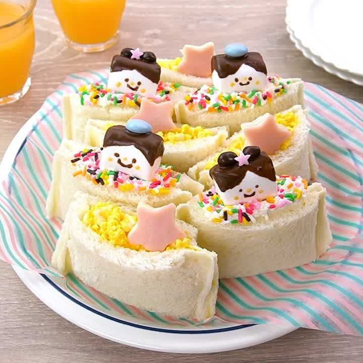 七夕折りたたみオープンサンド