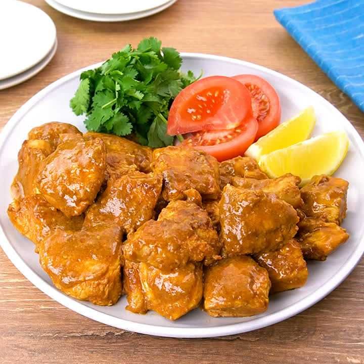 カレールウでタンドリーチキン