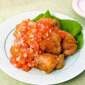 「揚げ鶏のサルサ」のレシピ動画