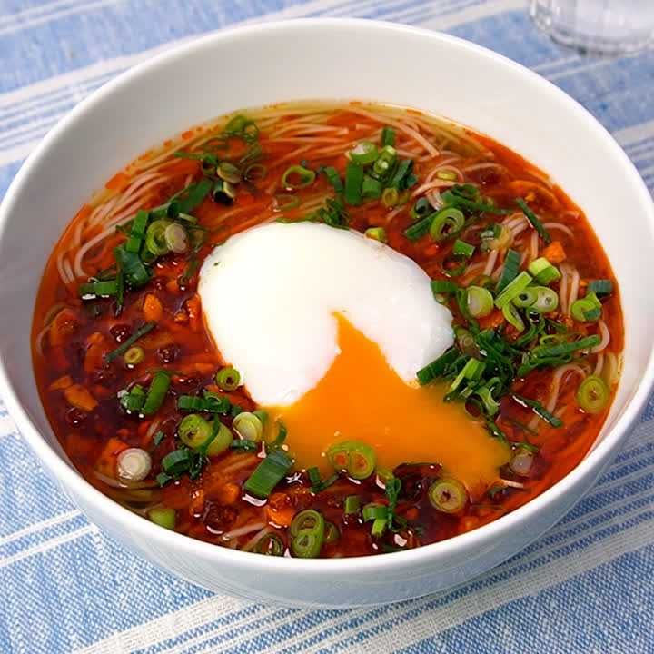 食べるラー油そうめん