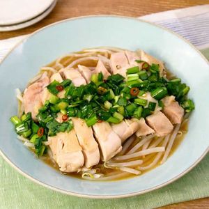 香味だれのレンジ鶏