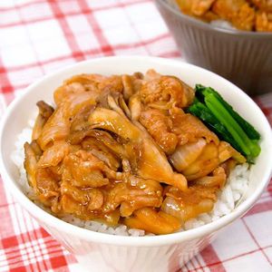 「ポークケチャ照り丼」のレシピ動画