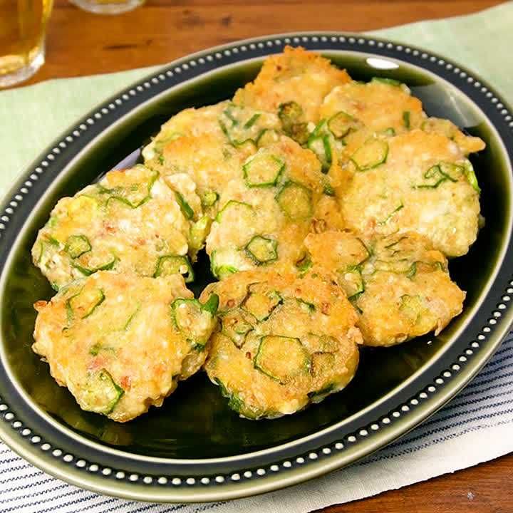 オクラのもちもち焼き