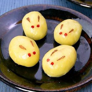 「お月見うさぎ団子」のレシピ動画