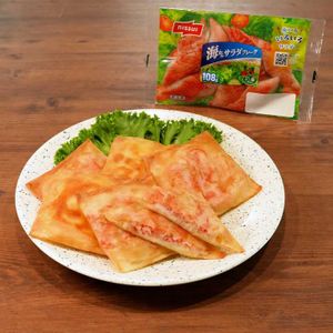 春巻きの皮でカニコロ風