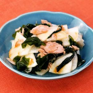 大根とわかめのツナ和え